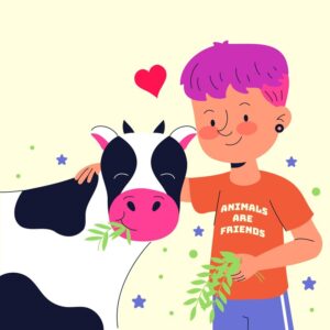Cow took away my illness and rare disease 