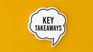 Key Takeaways 